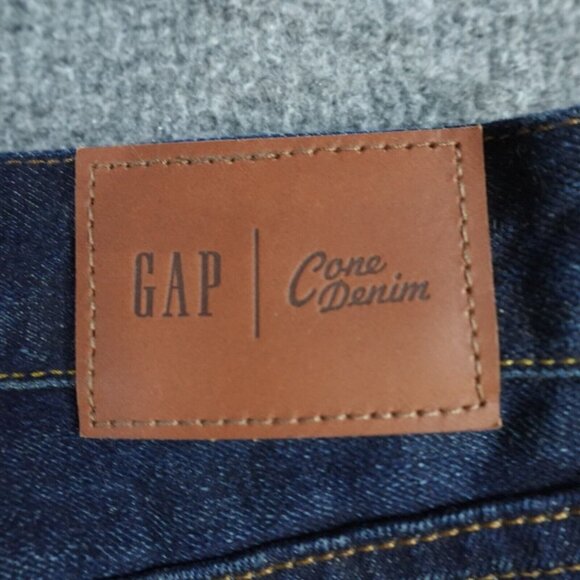 Gap Cone Oak Selvedge Jeans 32 x 33 Blue Slim Cotton Blend Straight Oldstock NEW - Picture 12 of 12